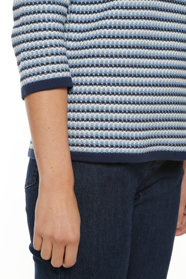 Maison Solfin - Pull femme tricolore Made in France| B.Solfin