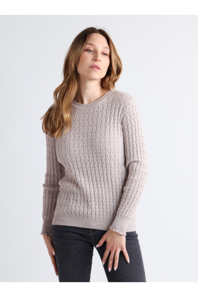 Maison Solfin - Pull maille fantaisie Made in France| B.Solfin