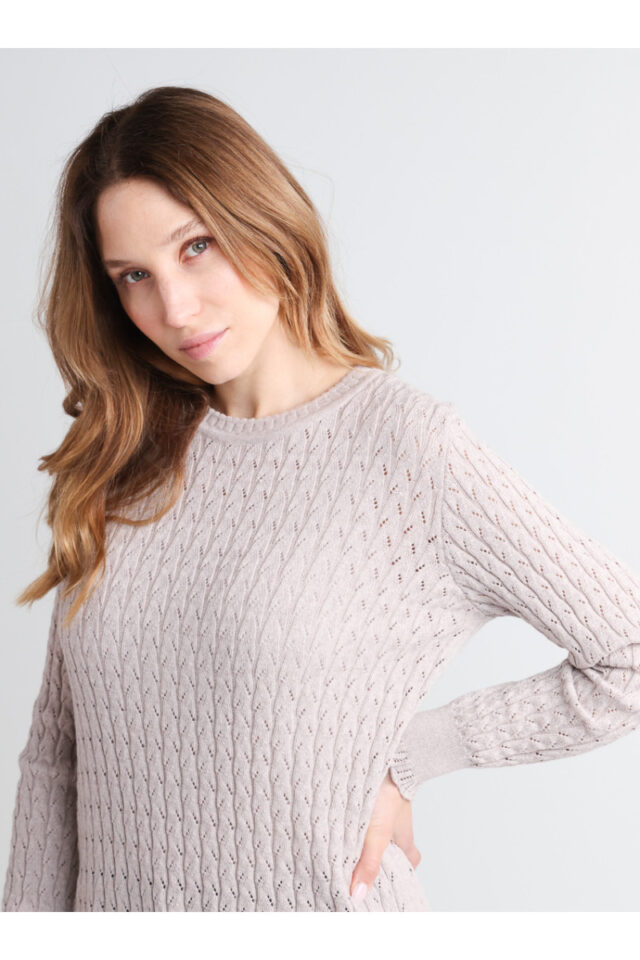 Maison Solfin - Pull maille fantaisie Made in France| B.Solfin