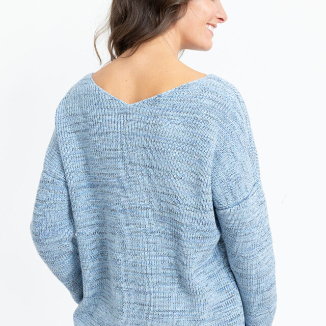 Maison Solfin - Pull décoleté dans le dos Made in France| B.Solfin