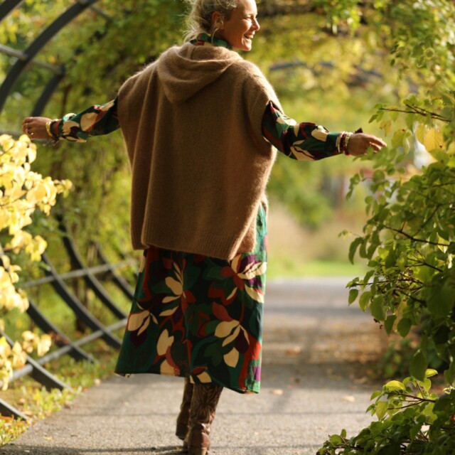 Quintessence - Pull capuche Calypso - Camel