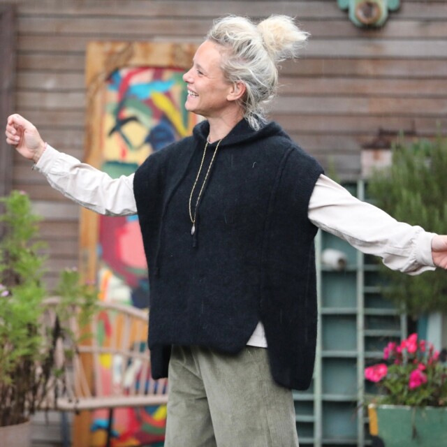 Quintessence - Pull capuche Calypso - Noir