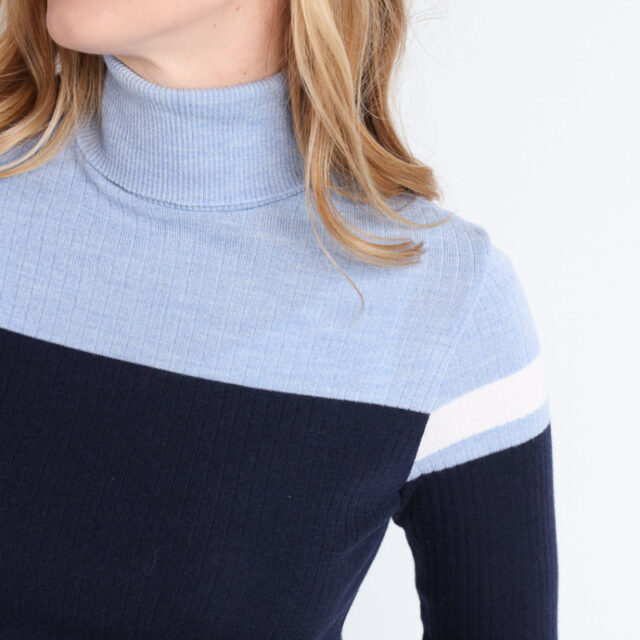 Maison Solfin - Pull chaussette col roulé Made in France| B.Solfin