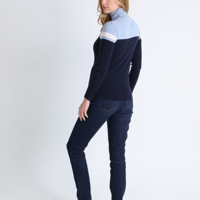 Maison Solfin - Pull chaussette col roulé Made in France| B.Solfin