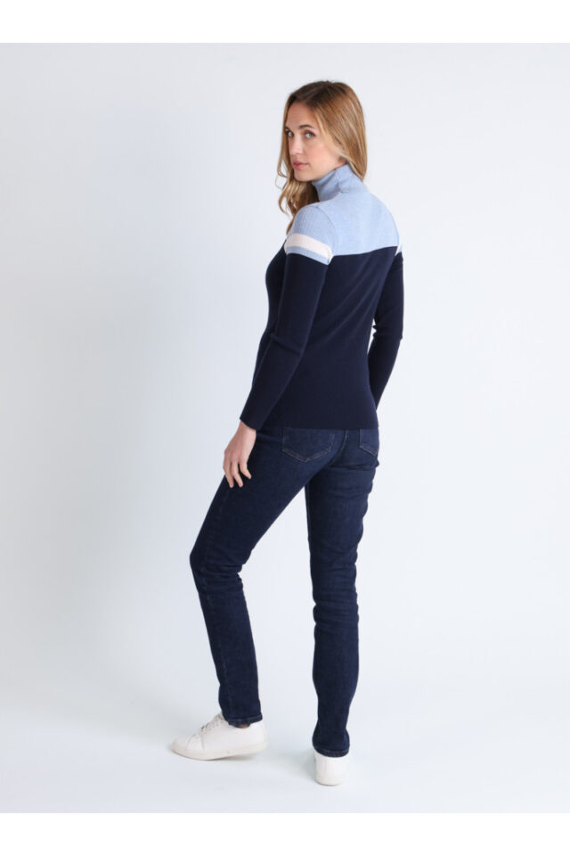 Maison Solfin - Pull chaussette col roulé Made in France| B.Solfin