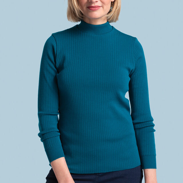 Maison Solfin - Pull col cheminee femme Made in France| B.Solfin