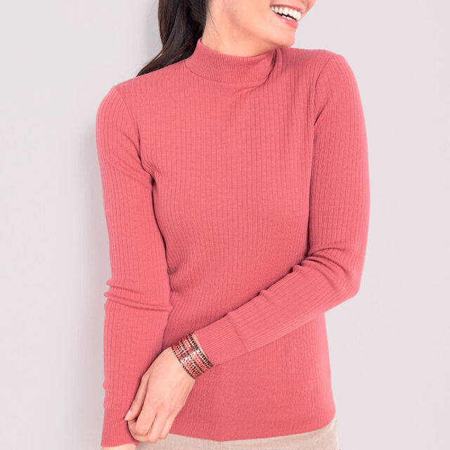 Maison Solfin - Pull col cheminee femme Made in France| B.Solfin