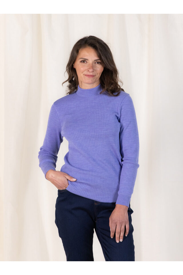 Maison Solfin - Pull col cheminee femme Made in France| B.Solfin