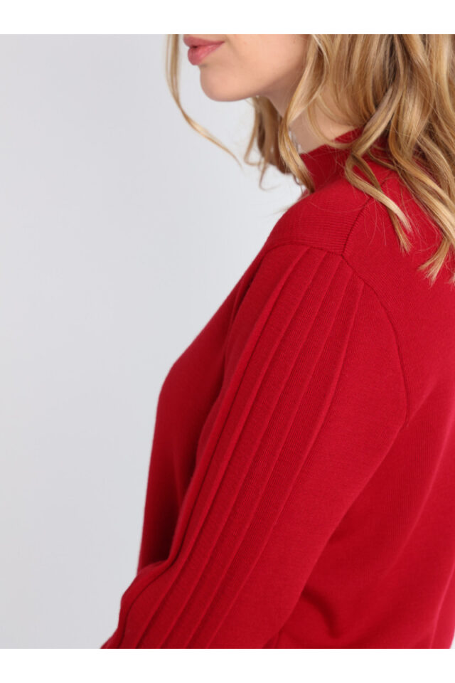 Maison Solfin - Pull en laine manches fantaisies Made in France| B.Solfin
