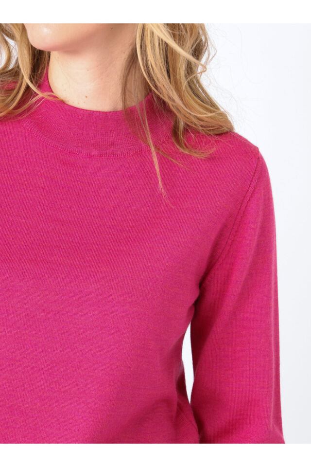 Maison Solfin - Pull col cheminée en laine Made in France| B.Solfin