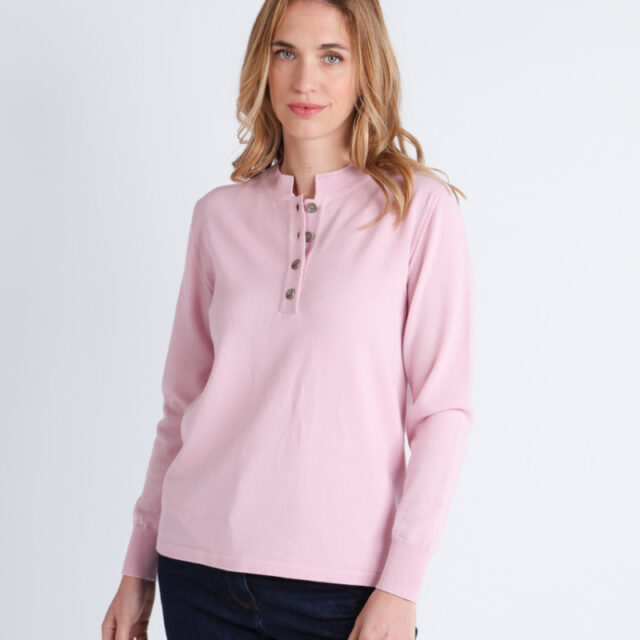 Maison Solfin - Pull col montant en laine Made in France| B.Solfin