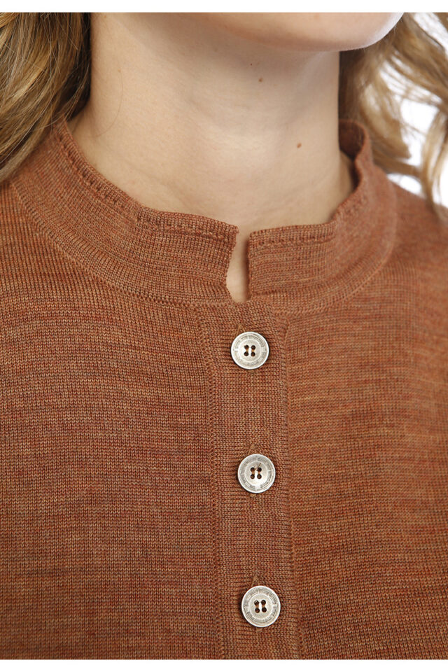 Maison Solfin - Pull laine fine mérinos femme col montant Made in France| B.Solfin