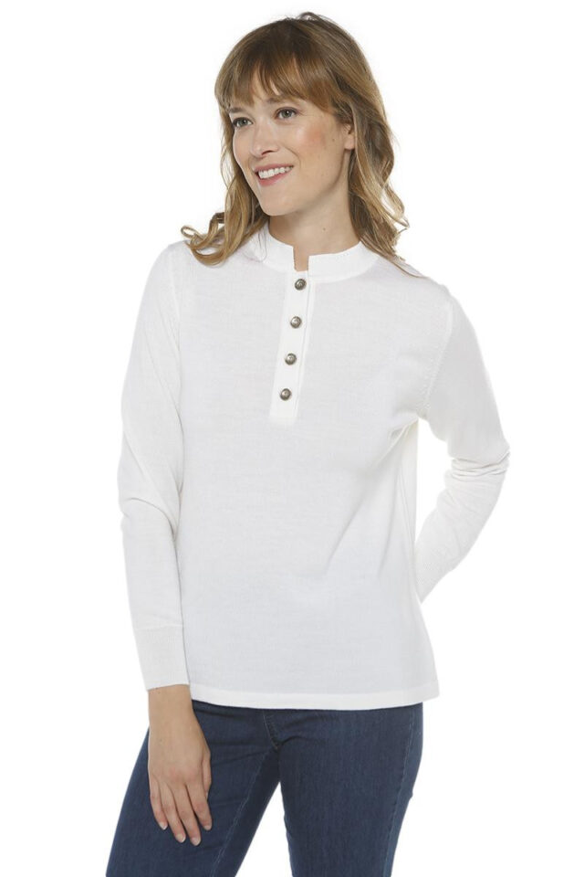 Maison Solfin - Pull laine fine mérinos femme col montant Made in France| B.Solfin