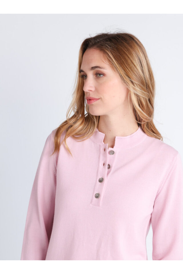 Maison Solfin - Pull col montant en laine Made in France| B.Solfin