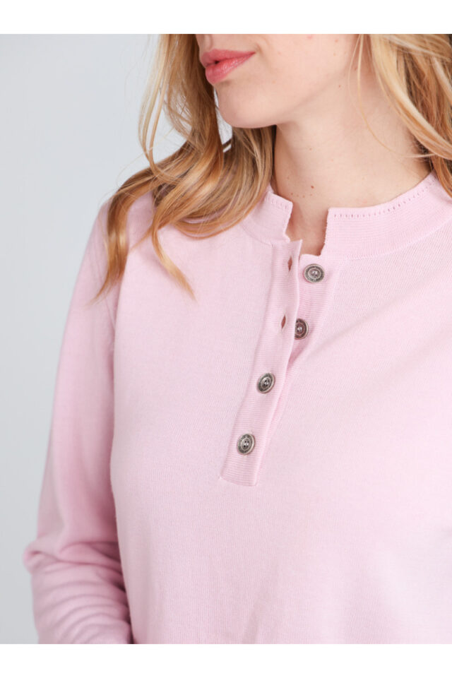 Maison Solfin - Pull col montant en laine Made in France| B.Solfin