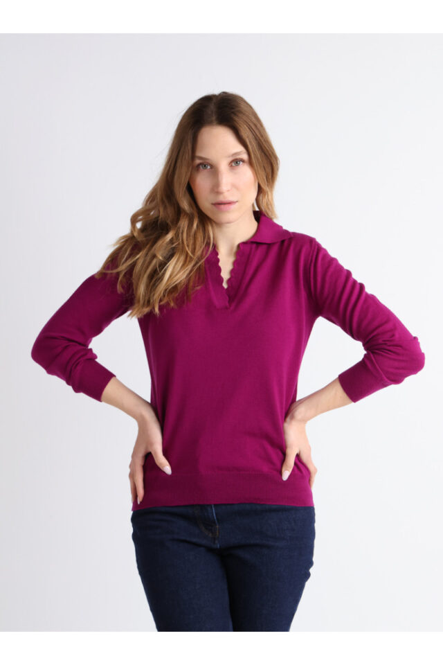 Maison Solfin - Pull col polo Made in France| B.Solfin