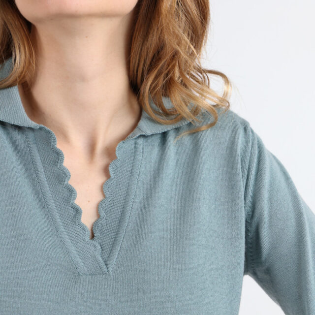 Maison Solfin - Pull col polo Made in France| B.Solfin