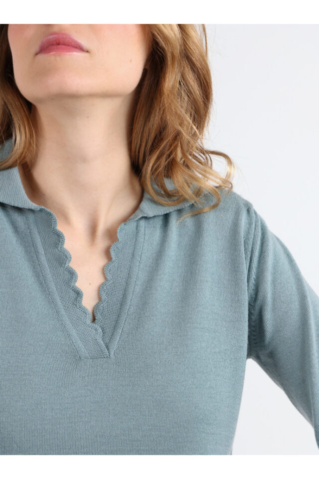 Maison Solfin - Pull col polo Made in France| B.Solfin