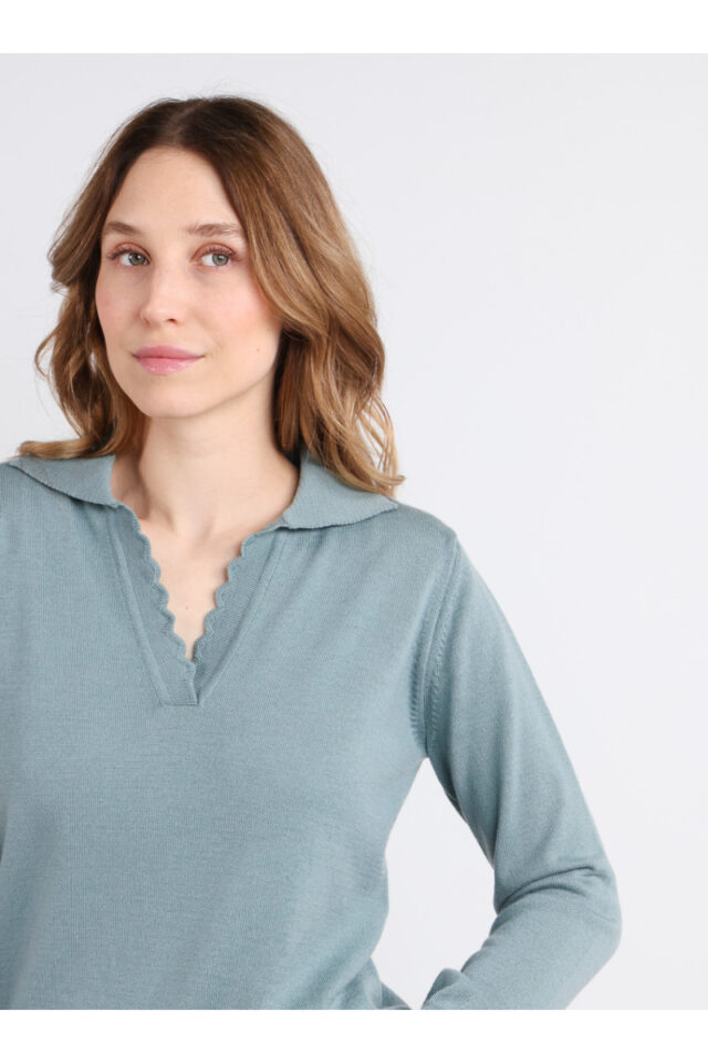 Maison Solfin - Pull col polo Made in France| B.Solfin