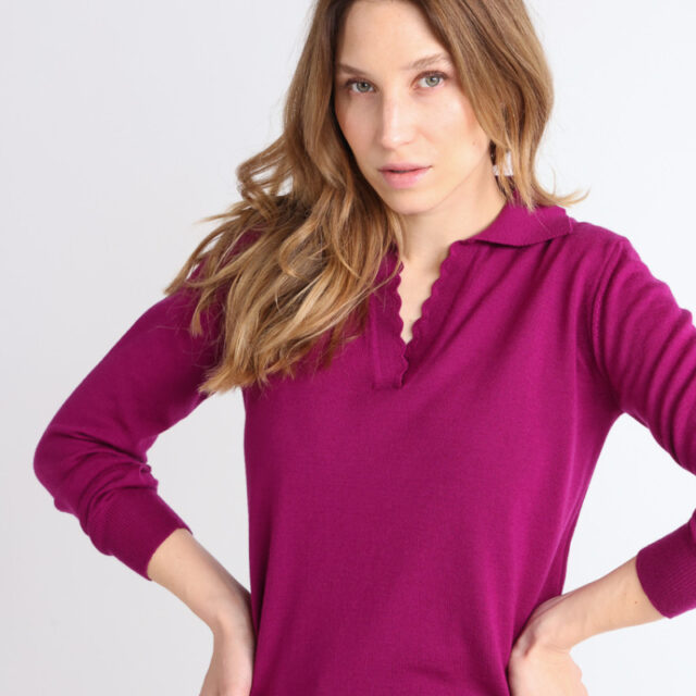 Maison Solfin - Pull col polo Made in France| B.Solfin