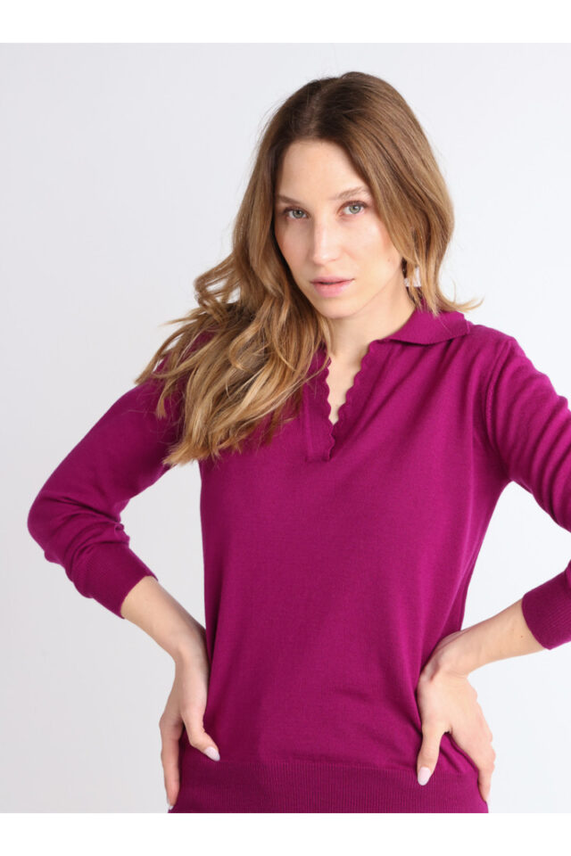 Maison Solfin - Pull col polo Made in France| B.Solfin