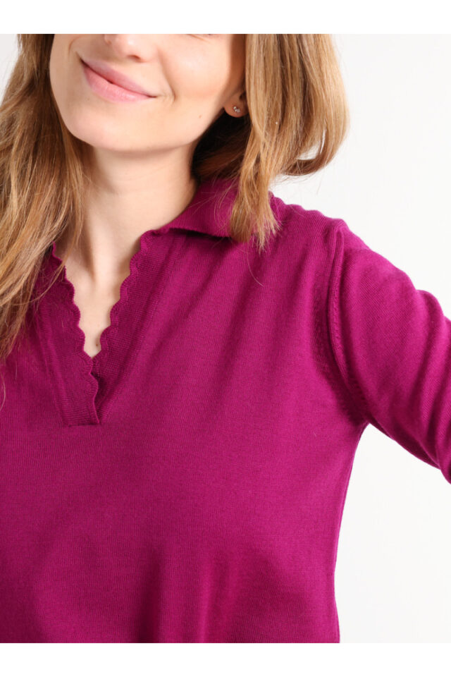 Maison Solfin - Pull col polo Made in France| B.Solfin