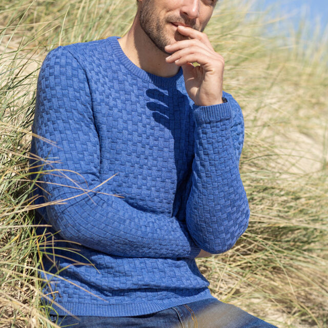 Maison Solfin - Pull col rond Made in France| B.Solfin