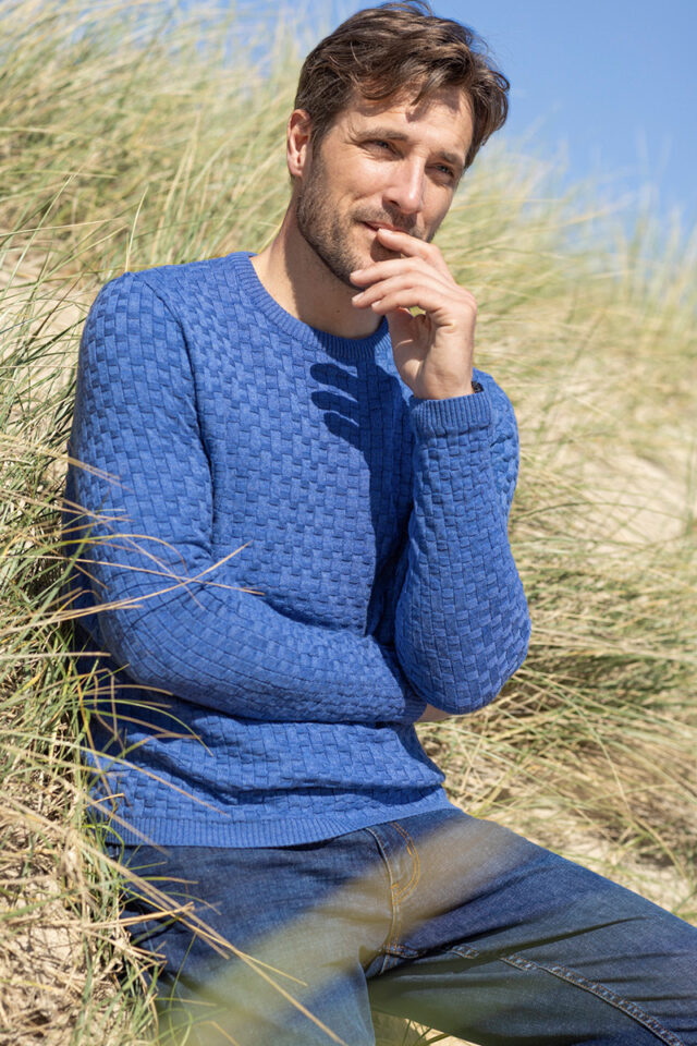 Maison Solfin - Pull col rond Made in France| B.Solfin