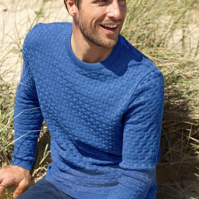 Maison Solfin - Pull col rond Made in France| B.Solfin