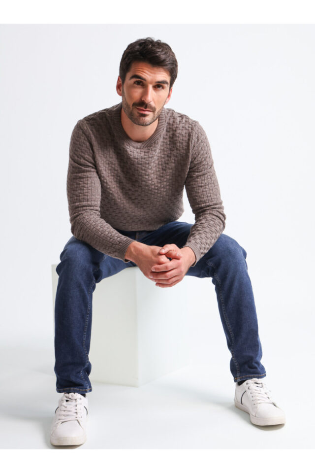 Maison Solfin - Pull col rond Made in France| B.Solfin