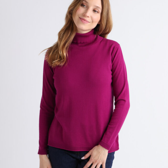 Maison Solfin - Pull col roulé en laine Made in France| B.Solfin