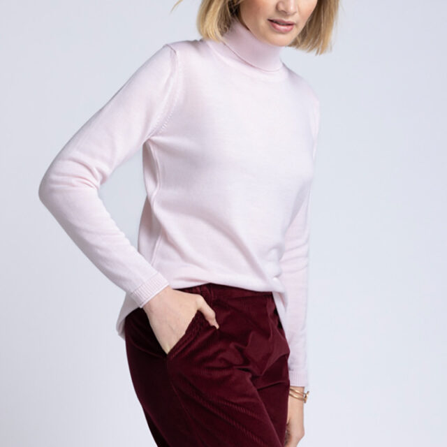 Maison Solfin - Pull col roulé en laine Made in France| B.Solfin