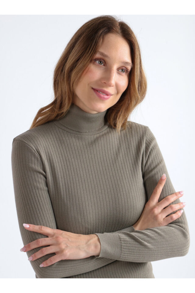 Maison Solfin - Pull chaussette col roule en laine Made in France| B.Solfin