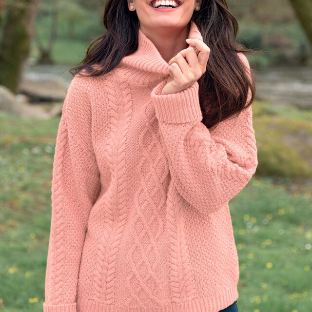 Maison Solfin - Pull col roule en laine fine recyclee Made in France| B.Solfin