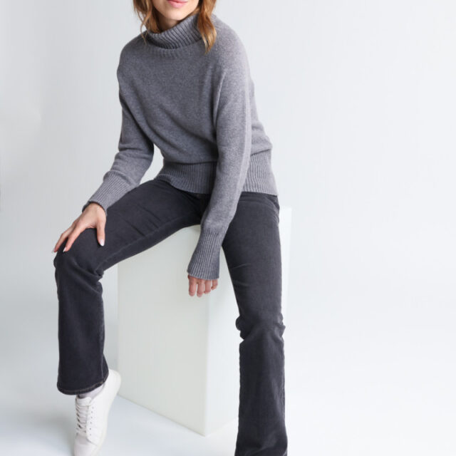 Maison Solfin - Pull col roulé cachemire Made in France| B.Solfin