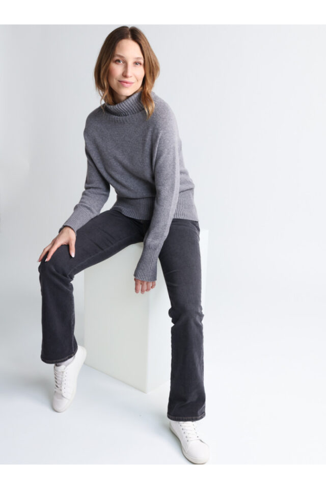 Maison Solfin - Pull col roulé cachemire Made in France| B.Solfin