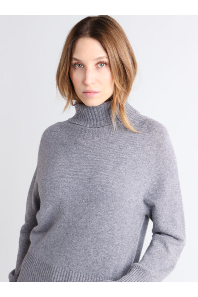 Maison Solfin - Pull col roulé cachemire Made in France| B.Solfin