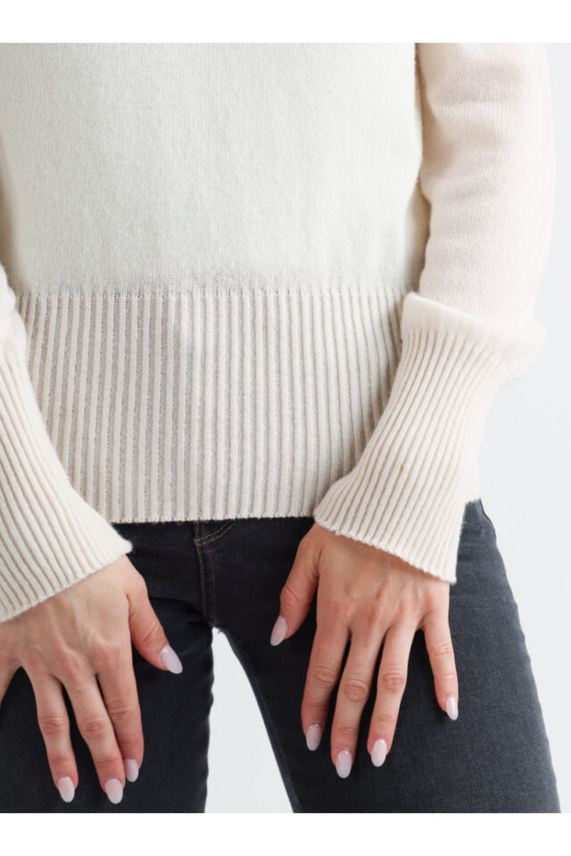 Maison Solfin - Pull col roulé cachemire Made in France| B.Solfin