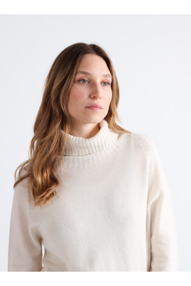 Maison Solfin - Pull col roulé cachemire Made in France| B.Solfin