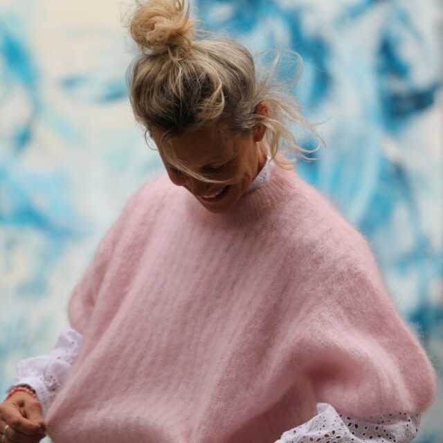 Quintessence - Pull  Coraline rose poudré