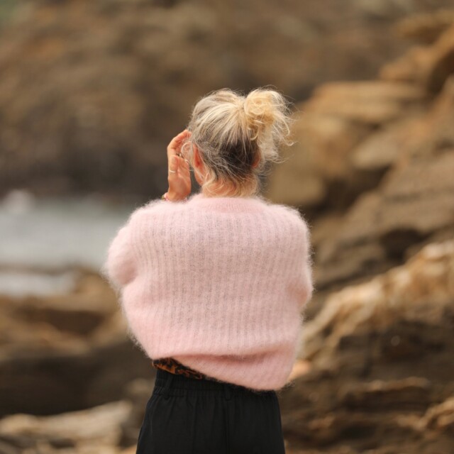 Quintessence - Pull  Coraline rose poudré