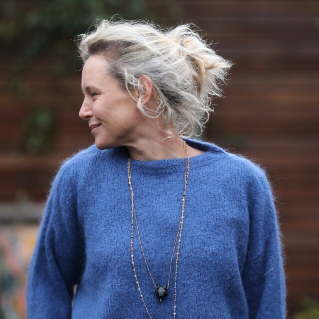 Quintessence - Pull  Edmonde bleu roi