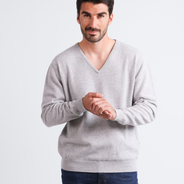 Maison Solfin - Pull V en laine Made in France| B.Solfin