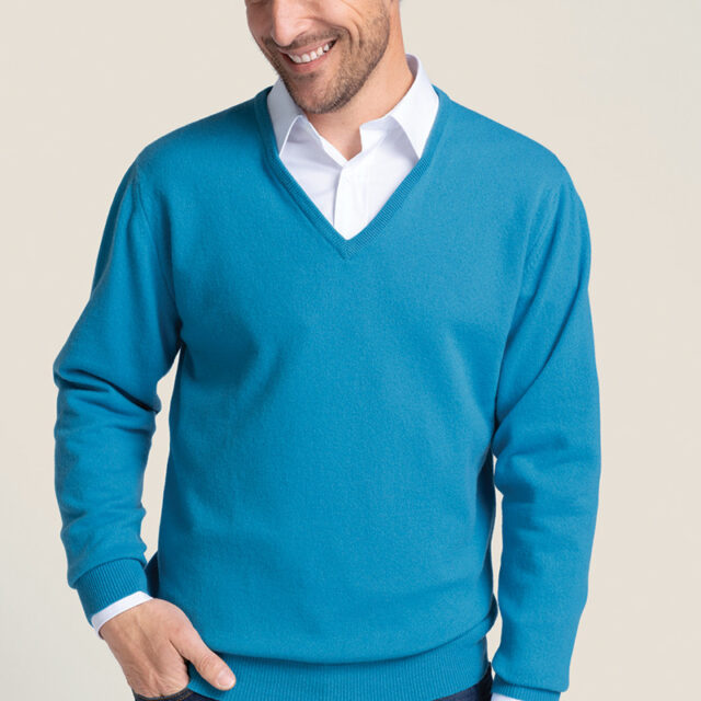 Maison Solfin - Pull V en laine Made in France| B.Solfin