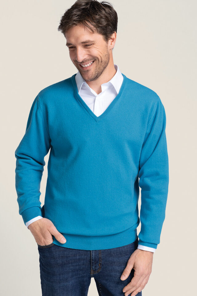 Maison Solfin - Pull V en laine Made in France| B.Solfin