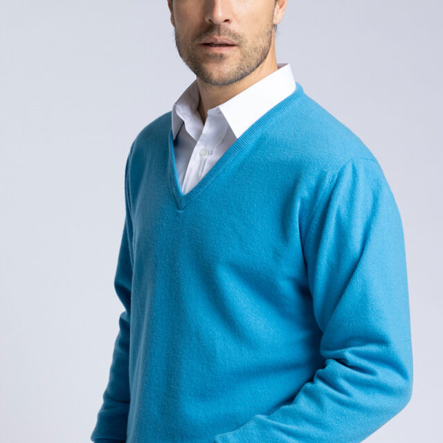 Maison Solfin - Pull V en laine Made in France| B.Solfin