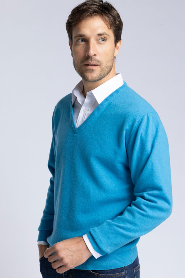 Maison Solfin - Pull V en laine Made in France| B.Solfin