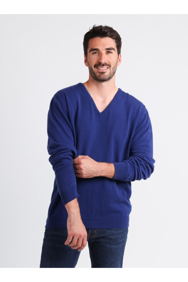 Maison Solfin - Pull V en laine Made in France| B.Solfin