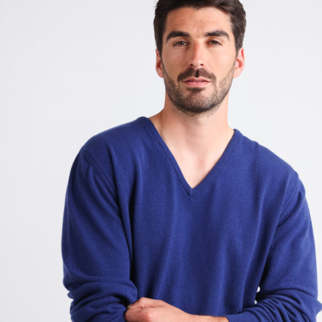 Maison Solfin - Pull V en laine Made in France| B.Solfin