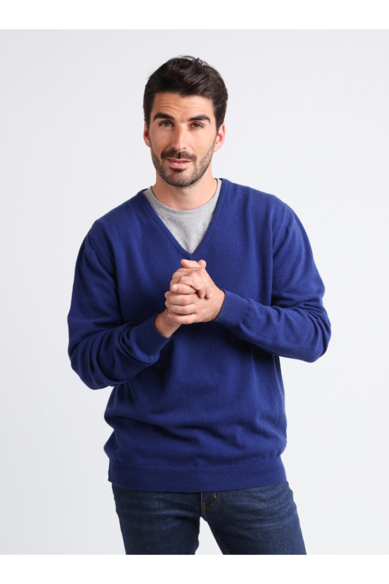 Maison Solfin - Pull V en laine Made in France| B.Solfin